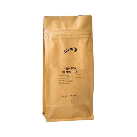 Jovvily Arnica Flowers - 1lb - Dried Whole Flowers - Salves & Poultices- Decorative Flowers - Leopard's Bane Cover