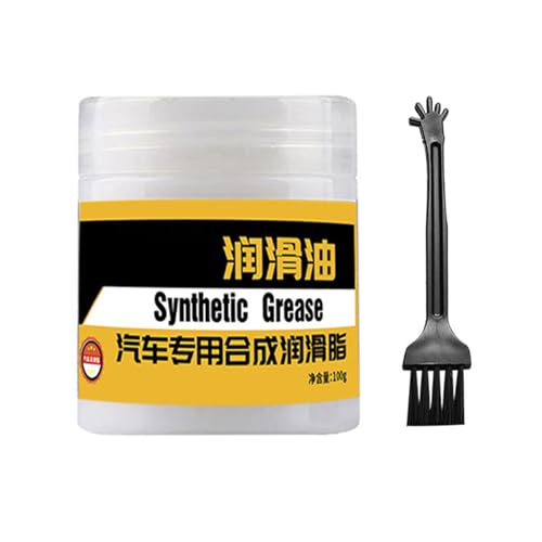 Automotive Lubricating Grease with Easy Apply Brush Enhances Vehicle Parts Life High Wear Resistance for Noise Reduction Car Maintenance Lubrication