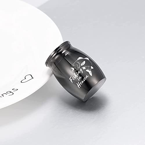 Forever In My Heart Memorial Locket & Fishing In Heaven Cremation Urns For Ashes #TOP5