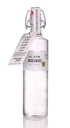 BIRKENHOF Brennerei | Haselnuss - feine Spirituose aus gerösteten Haselnüssen | (1 x 0,5l ) - 32 % vol.