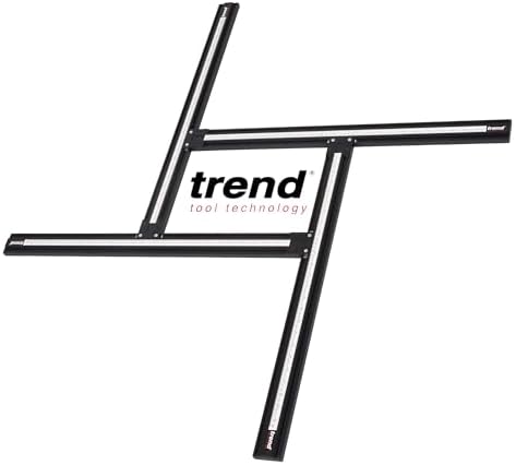 Trend Adjustable Routing Jig Frame & Guide System for Creating Square and Rectangular Recesses, Slots, and Face Panel Molds with a Router, VARIJIG