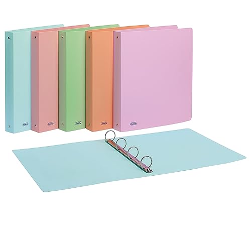 Raccoglitore Pastel - Ppl - Colori Assortiti - 22X30Mm - 4 Anelli 30Mm - Favorit