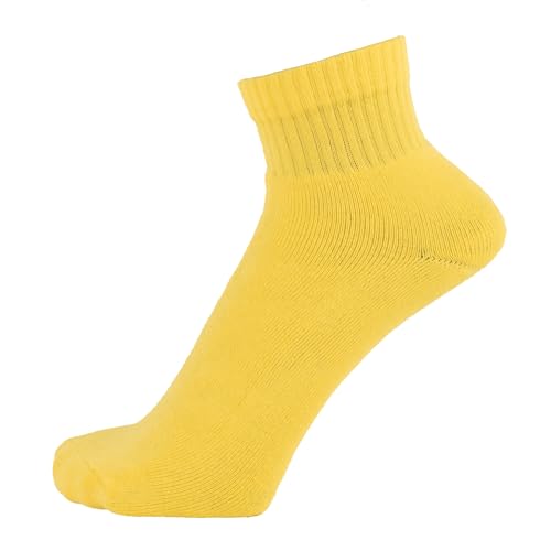 ZAKIRA Finest Combed Cotton Terry Lined Athletic Ankle Trainer Socks for Men, Women - 4 Pack2