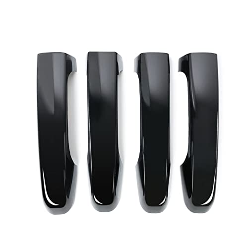 Door Handle Cover Trim Compatible with Toyota 4Runner 4WD N280 Prado J150 2010-2022 2021 2020 2019 2018 2017 Exterior Door Handles Glossy Black Car Styling Accessories No Smart Key Holes 8PCS ABS by BENXUTO - Image 9