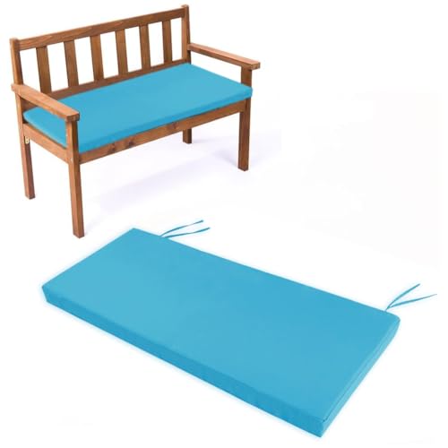 Coussin de banc de jardin extérieur imperméable 8 cm d'épaisseur grand confort