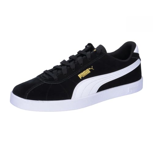 PUMA Club II Unisex-Sneaker, Schwarz, Weißgold, 9 UK