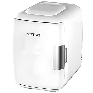 Mini Geladeira Elétrica Classic Branca, Portátil, Esfria e Aquece, Praticidade Compacta, Capacidade 5L