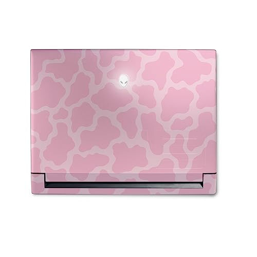 Image of MightySkins Skin Compatible with Alienware M18 R1 (2023) Full Wrap Kit - Pink Giraffe | Protective, Durable, and Unique Vinyl Decal wrap Cover | Easy to Apply & Change Styles | Made in The USA