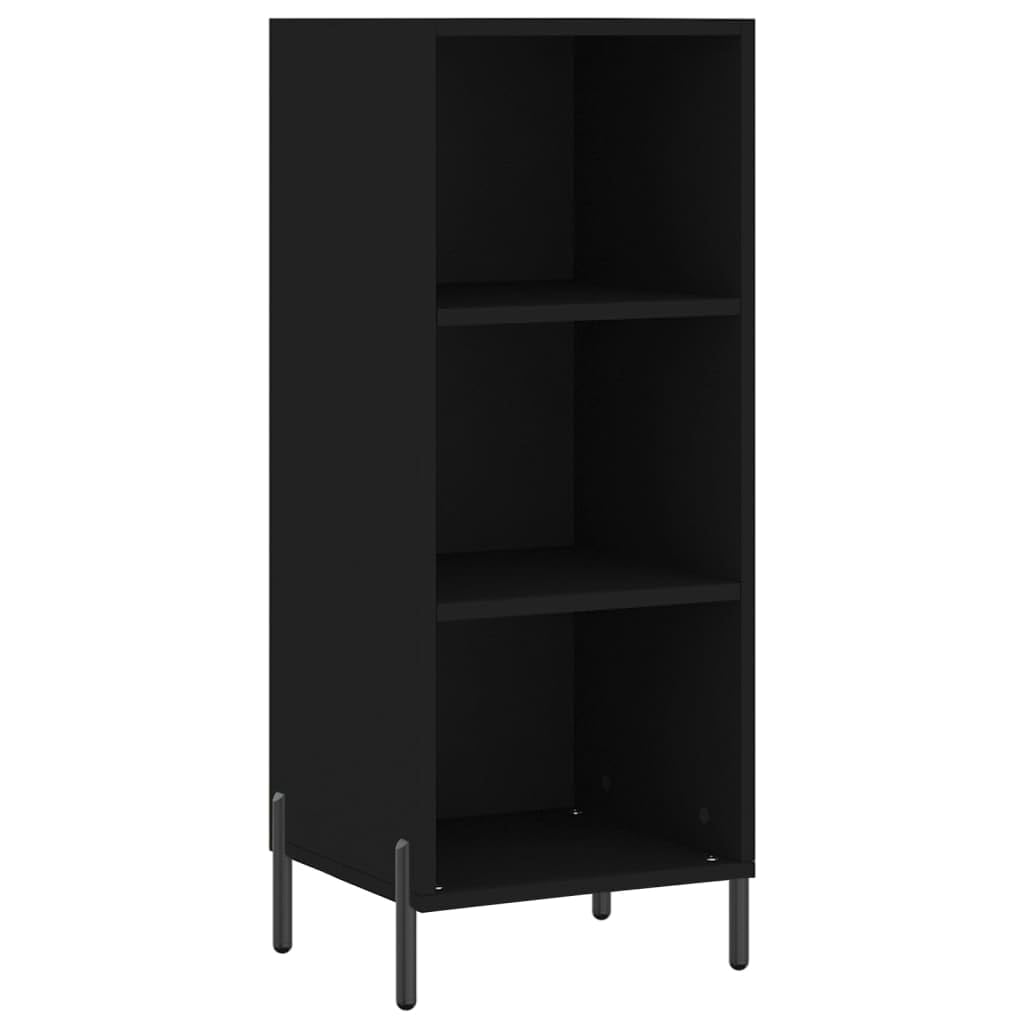 vidaXL - Sideboard - 3 Shelf - Black