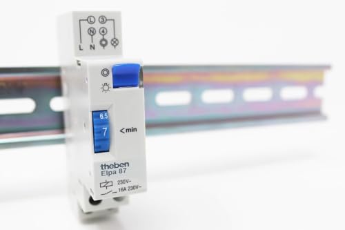 Theben ELPA 87 – przełącznik światła schodowego, szyna DIN, elektromechaniczny, timer (0870002)