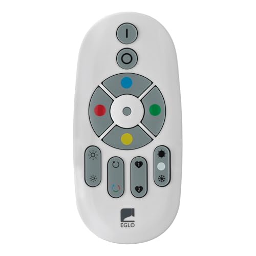 EGLO Connect Fernbedienung, Smart Home Fernbedienung, Remote Control, Bluetooth Zubehör für Connect.C Leuchten, batteriebetrieben, Kunststoff in Weiß