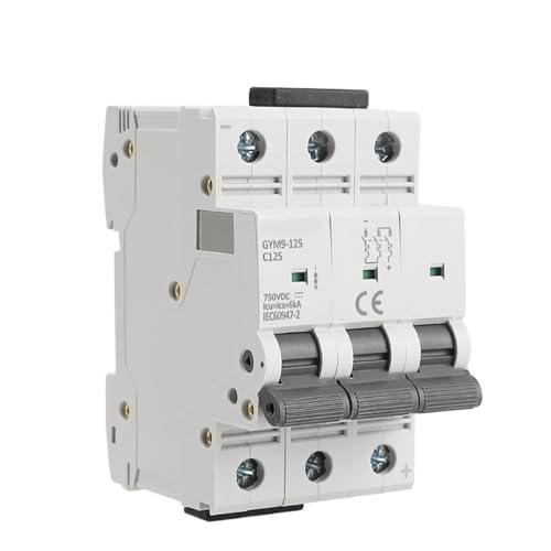 Disjoncteur DC 125A 3P résout les surcharges de 750V - 3