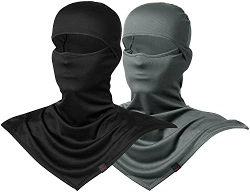 AIWOLU Balaclava Full Face Mask Summer for Sun Protection Breathable Long Neck Covers for Men Women Cycling Fishing