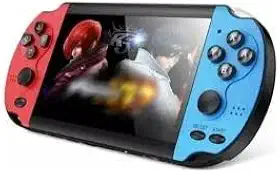 Console de Jogos Portátil, 8.000 Jogos Clássicos, 64GB, Tela Android, Preto