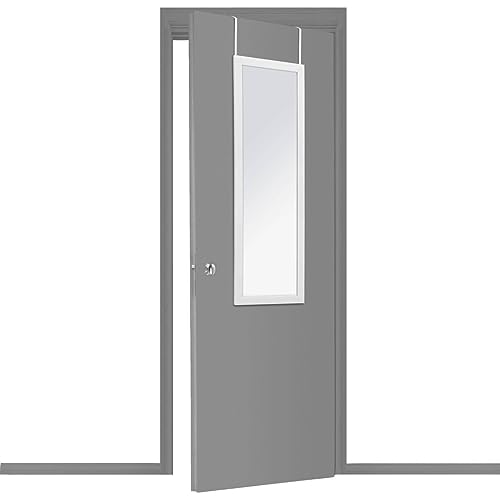 5five - weißer klassischer türspiegel 36x110