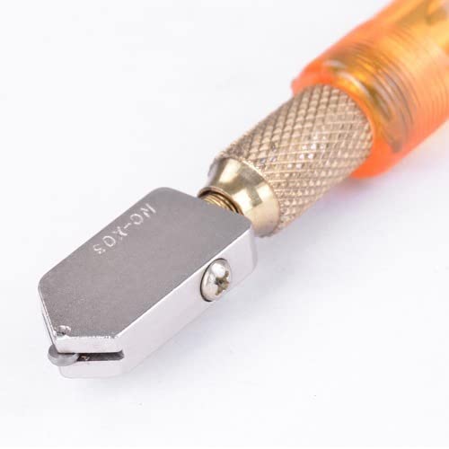 Heavy Duty Glass Cutter Pencil Style with Oil Feed Hole Antislip Handle