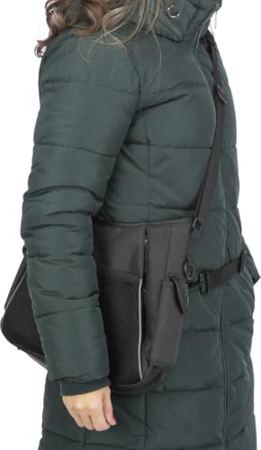 Trixie Gassi- und Leckerli-Tasche, 34 × 29 × 9 cm, anthrazit