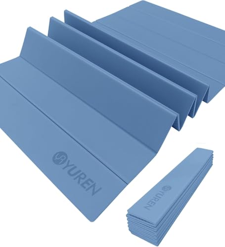 RYTMAT Faltbar Yogamatte 195×90cm TPE Fitnessmatte Rutschfest Tragbar Gymnastikmatte...