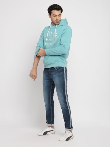 Image of Status Quo Mens Printed Round Neck Hooded Sweatshirt