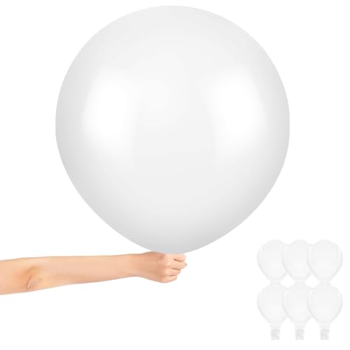 Alaoo Ballons géants pour fête, 90cm 6 Grand Ballon Géant Gonflable Latex Ballons, Ballon géant...
