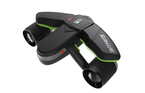 Sublue - Scooter bajo el agua NAVBOW - Negro y Verde - para Snorkel o Buceo Botella - Hasta 7,2 km h – Profundidad Max 40m – Autonomía 60 Minutos…