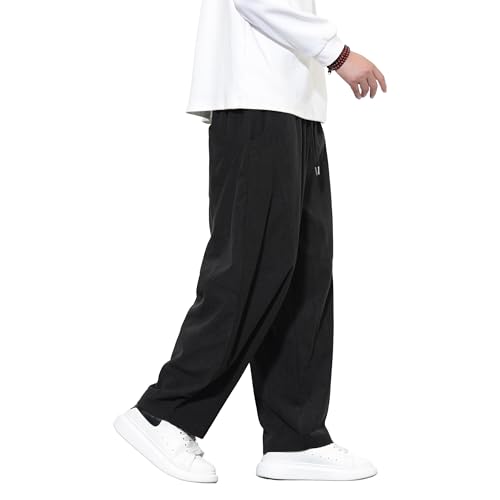 Tripleberly Harem Pants for Men Casual Tapered Cropped Trousers Printed Baggy Wide Leg Beach Aladdin Drop Crotch Pants4
