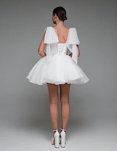 Short Homecoming Dresses for Women Organza Wedding Dresses for Bride Ball Gowns Formal Cocktail Dresses2