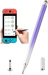 Stylus Pen Compatible avec Nintendo Switch 1&2, 3IN1 Stylus capacitif pour Stylo Interrupteur Nintendo, Commutateur 2 Stylus stylo (3IN1*Noir)