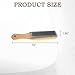 VKQ 10-Inch File Card and Brush, Wood Base with Handle for Grip, Cleaning Tool