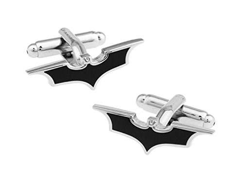 Black Bat Mark Cufflinks Men's Cufflinks for Groom Wedding Dress
