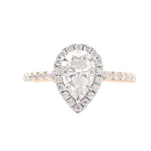 Bague de mariage pour femme en argent 925 et moissanite RNG-1771