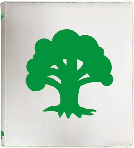 Image of Ultra PRO - Mana 8 12-Pocket Zip PRO-Binder - Forest for Magic: The Gathering, Holds & Protects 480 Standard Sized Cards, Collector's Edition Durable Trading Secure Side-Loading Pocket Binder