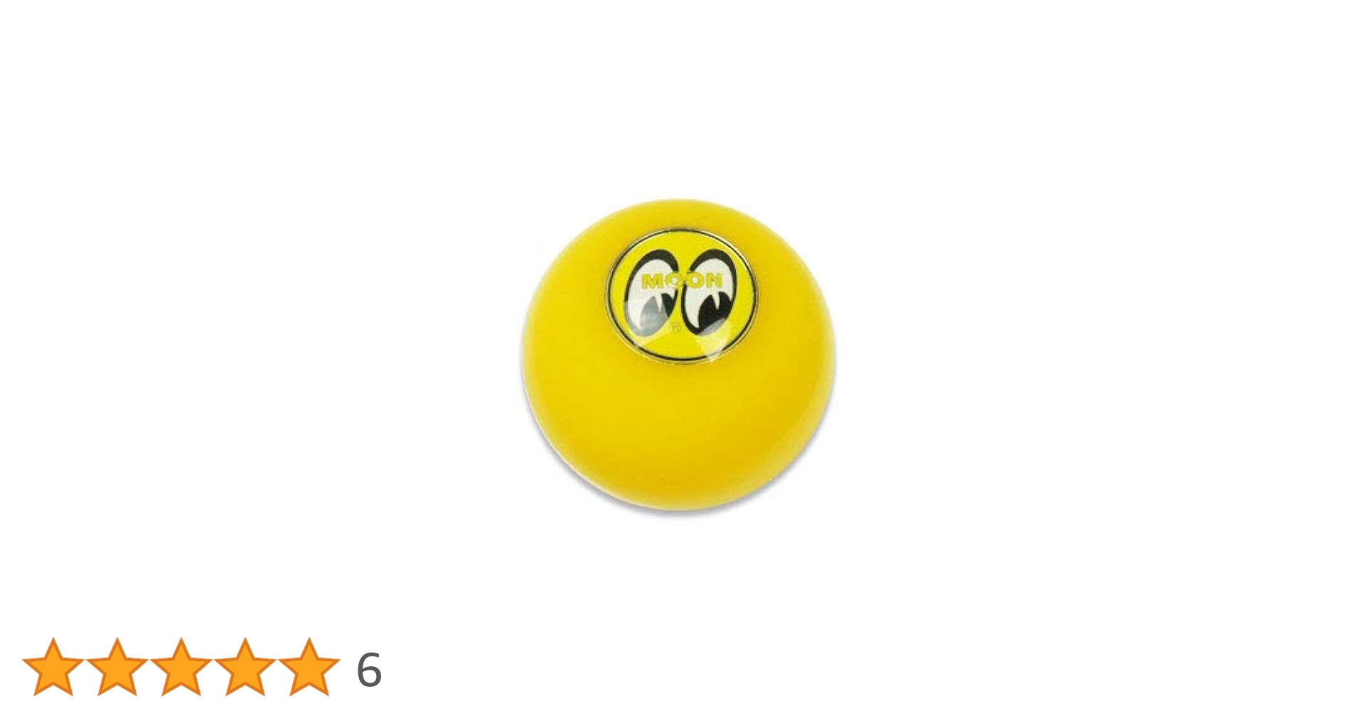 mono okufuli　モノ　オクフリ　クロームイエロー MOONEYES Eyeball シフトノブ イエローベース イエロー エンブレム