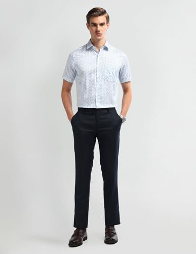 Image of Arrow Men's Cotton Solid Regular Fit Polo Shirt