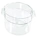 Crestware 12-Quart Round Clear Container