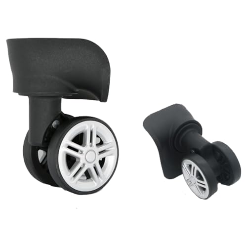 2pcs Luggage Wheels Replacement Suitcase Wheel Spinner Casters Black Sets for Travel Carry On Luggage Kits (W169)