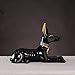 Adorno de estatua de perro egipcio de resina, decoración de resina, adornos artesanales de animales para sala de estar, dormitorio, escritorio de oficina, armarios (16.1"/10.6") ( Number : 4# )