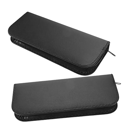 FOMIYES Hairstylist Accessories Hairdressing Tool Bag Scissor Case for Hairdressers Scissor Leather Case Shear Holder Pouch