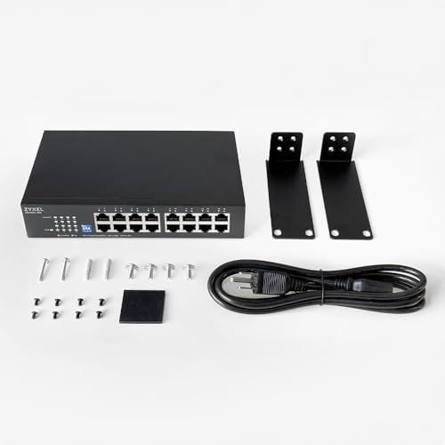 Image of Zyxel 16 Port Network Ethernet Switch | Unmanaged Gigabit | GS1100-16S
