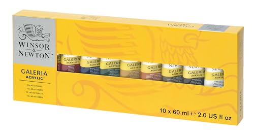 Winsor & Newton 2190517 Galeria Acrylic Paint, 10 X 60Ml (2--Oz) Tube Paint Set thumb #1