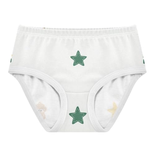 Girls' Panties Organic Underpants for Kid Christmas Stars