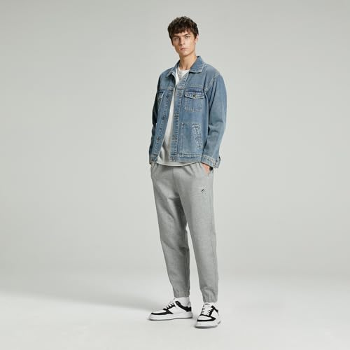 Image of Denim Jacket Men Vintage Autumn and Winter Tops Mens Denim Trucker Jacket