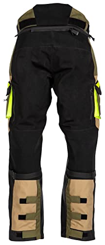 Tourmaster 8809-0124-05 Highlander Pant - Waterproof, Abrasion-Resistant, And Thermally Insulated, With Ce Level-1 Safe-Tech Armor And Multiple Pockets For Adventure Touring And Motorcycle Riding Olive thumb #2