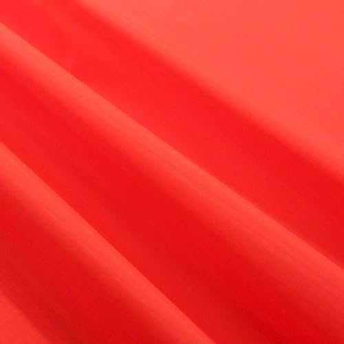 Tissu nylon indéchirable 43D orange ultra léger et imperméable pour projet de bricolage