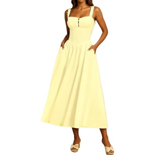 Robe midi pour femme fluide et légère pour affronter la chaleur du plein été