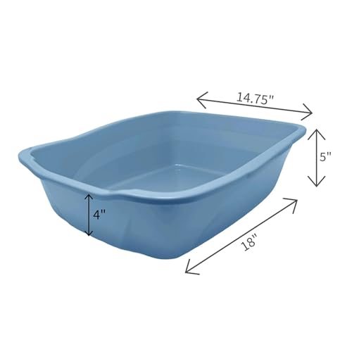 Arenero para gato azul grande miniatura 2
