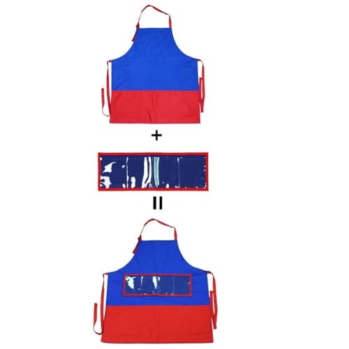 Tablier à bavette pour enseignant en feutre durable et haute densité - 6