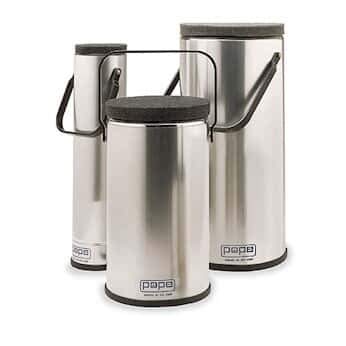 Cylindrical Dewar Flask with Handle, 1900 mL