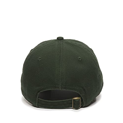 Gorra Dad Washed Cotton Verde Oscuro Outdoor Cap miniatura 3