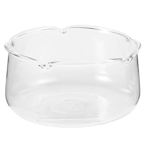 VANZACK Vase en Verre Transparent pour Culture Hydroponique Pot de Fleur Petit Format pour Lotus et Nénuphar Jardinière en Verre Multifonctionnelle pour Décoration Intérieure Pot